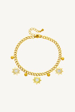 Flower Meadow Bracelet – 18K Gold Plated Stainless Steel