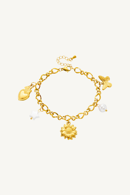 Floréa Bracelet – 18K Gold Plated Stainless Steel