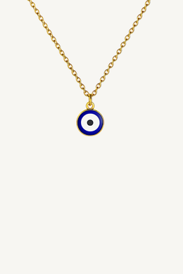 Aegis Evil Eye Necklace – 18K Gold Plated Stainless Steel