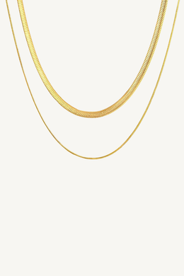 Aurex Necklace – 18K Gold Plated Stainless Steel