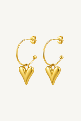 Amorette Earrings – 18K Gold Plated Stainless Steel