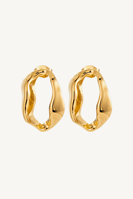 Aeris Earrings – 18K Gold Plated Stainless Steel