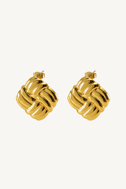 Élios Earrings – 18K Gold Plated Stainless Steel