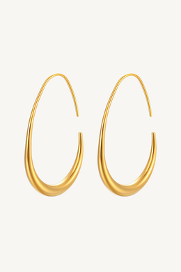 Crescé Earrings – 18K Gold Plated Stainless Steel