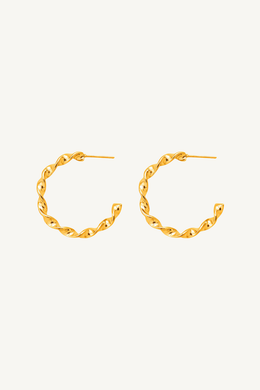 Helix Earrings – 18K Gold Plated Stainless Steel